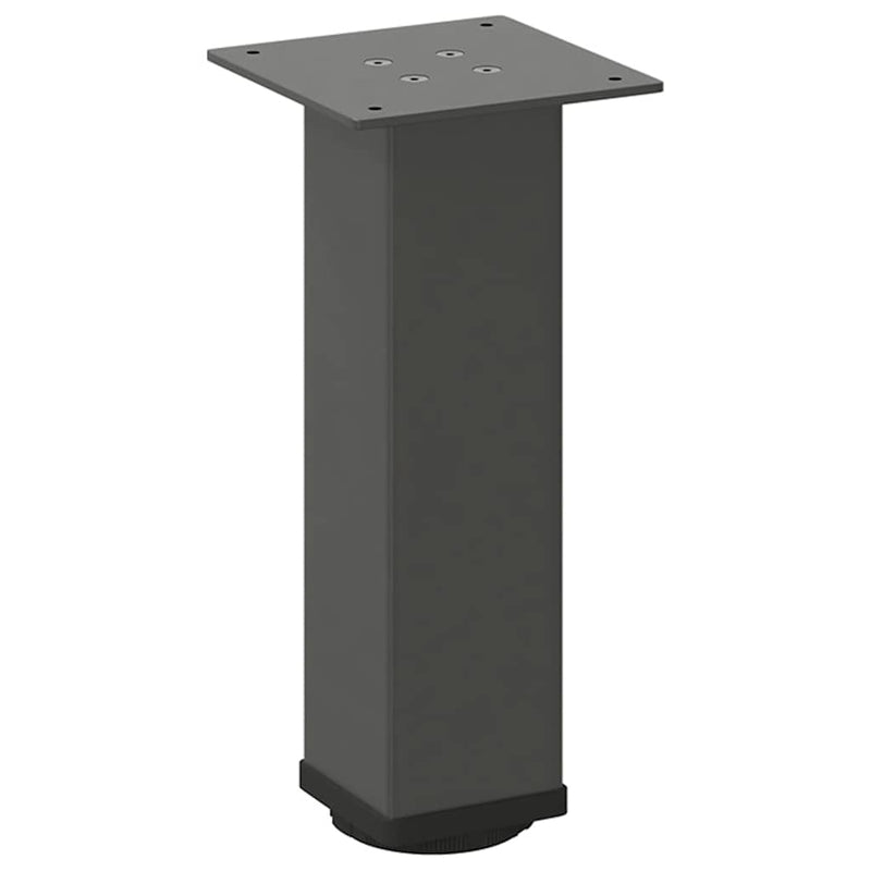 Picioare pentru măsuță de cafea, antracit, 4 buc., 30-32 cm, oțel