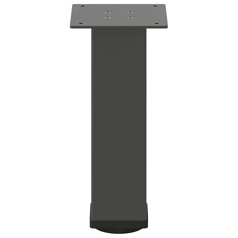 Picioare pentru măsuță de cafea, antracit, 4 buc., 30-32 cm, oțel