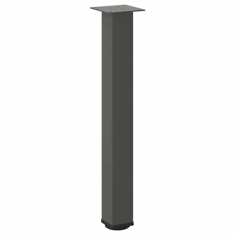 Picioare masă consolă, antracit, 4 buc., 72-74 cm, oțel