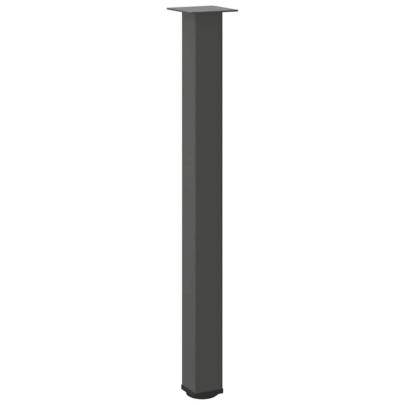 Picioare de masă de bar, antracit, 4 buc., 100-102 cm, oțel