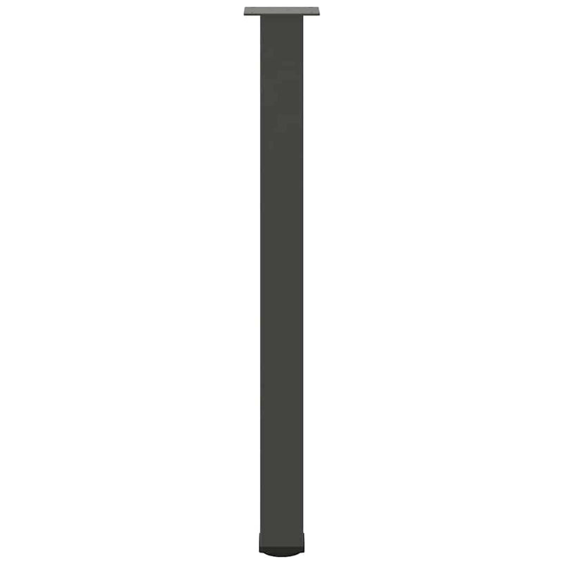 Picioare de masă de bar, antracit, 4 buc., 100-102 cm, oțel