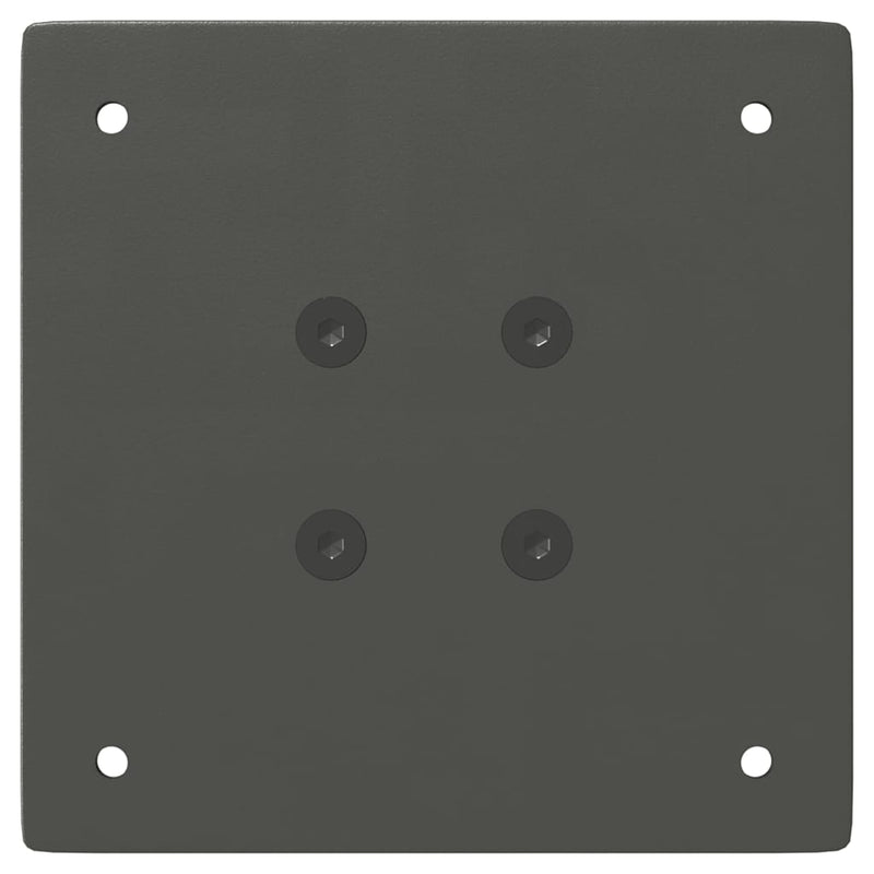 Picioare de masă de bar, antracit, 4 buc., 100-102 cm, oțel