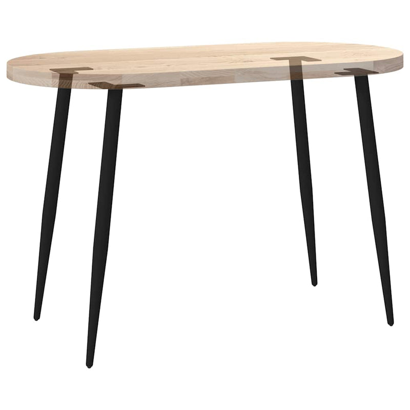 Picioare de masă consolă formă conică 4 buc. negru 72-73 cm oțel