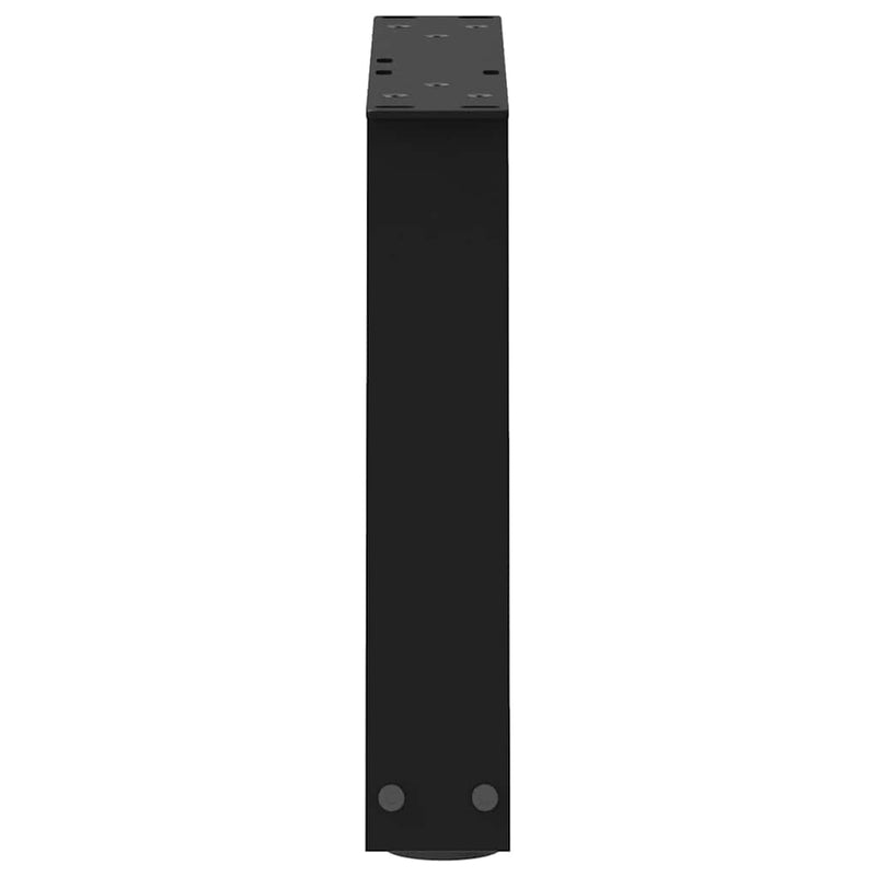 Picioare pentru măsuță de cafea în formă de V, 2 buc., negru, 40x(30-31,3) cm, oțel