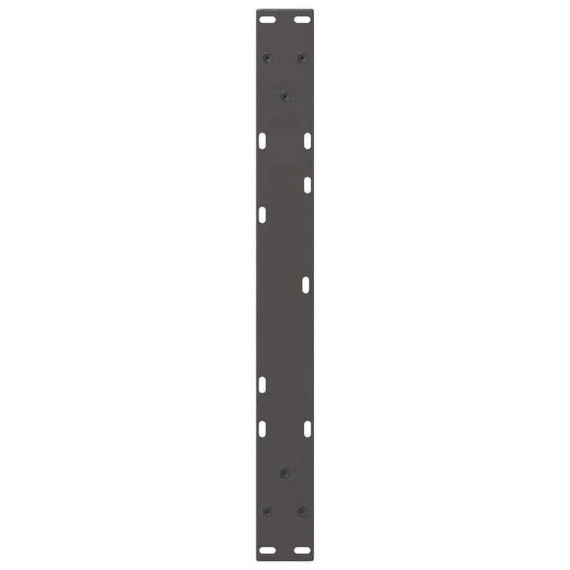 Picioare pentru măsuță de cafea în formă de V, 2 buc., antracit, 50x(30-31,3) cm, oțel