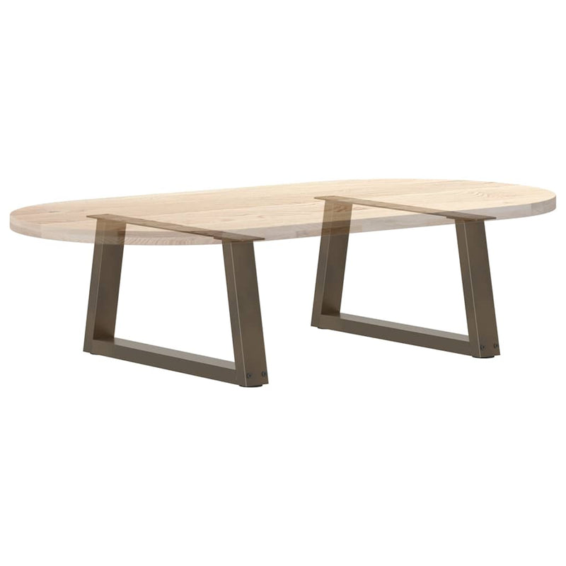 Picioare pentru măsuță de cafea în formă de V, 2 buc., oțel natural, 50x(30-31,3) cm