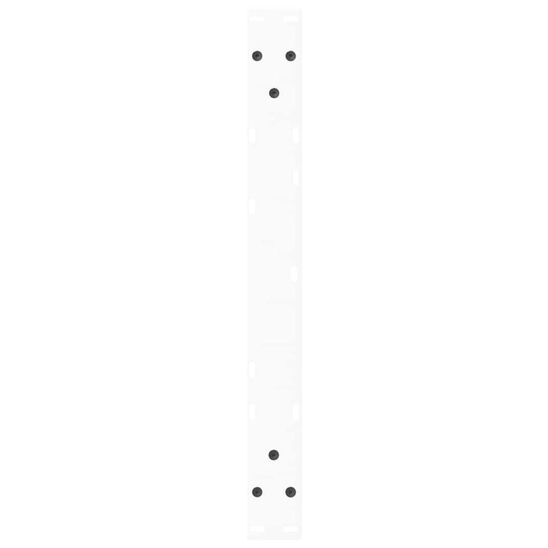 Picioare pentru măsuță de cafea în formă de V, 2 buc., alb, 60x(30-31,3) cm, oțel