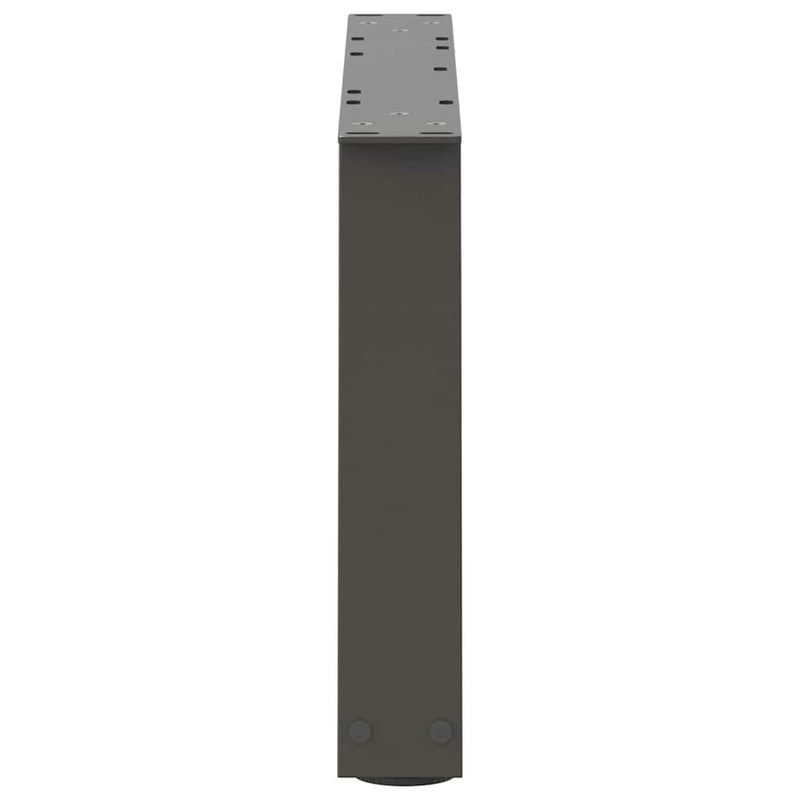 Picioare pentru măsuță de cafea în formă de V, 2 buc., antracit, 60x(30-31,3) cm, oțel