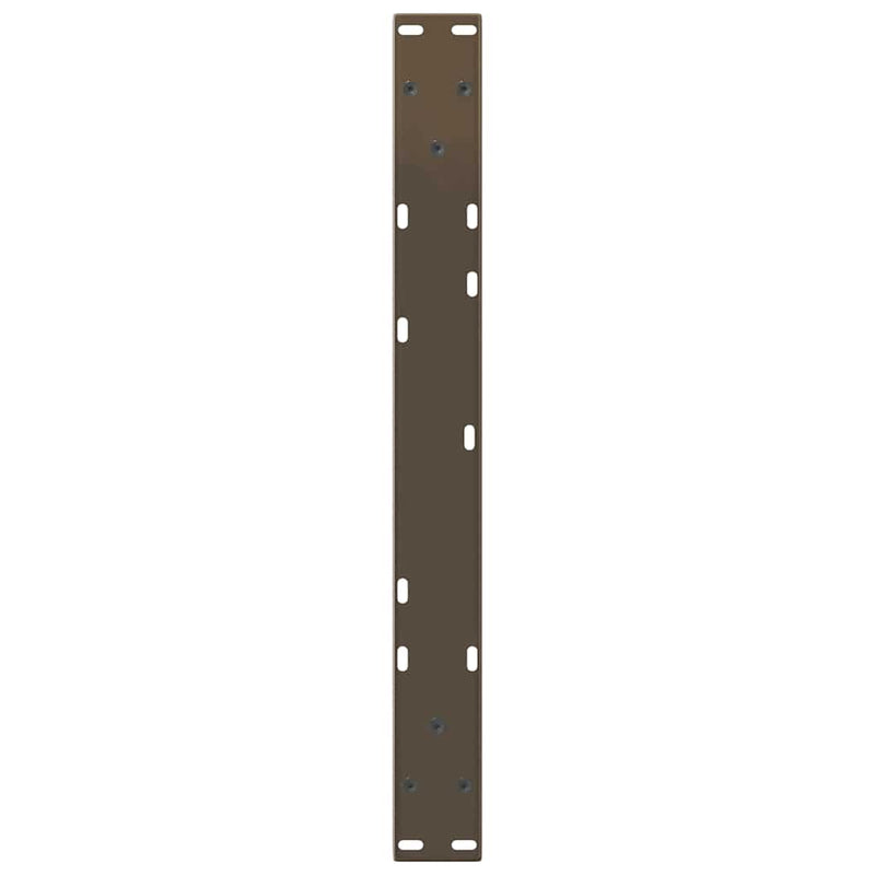 Picioare pentru măsuță de cafea în formă de V, 2 buc., oțel natural, 60 x (30-31,3) cm