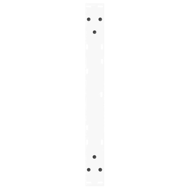 Picioare pentru măsuță de cafea în formă de V, 2 buc., alb, 70x(30-31,3) cm, oțel