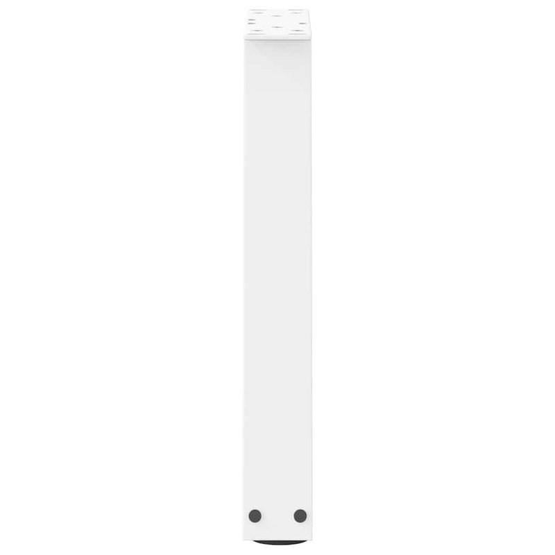 Picioare pentru măsuță de cafea în formă de V, 2 buc., alb, 28x (42-43,3) cm, oțel