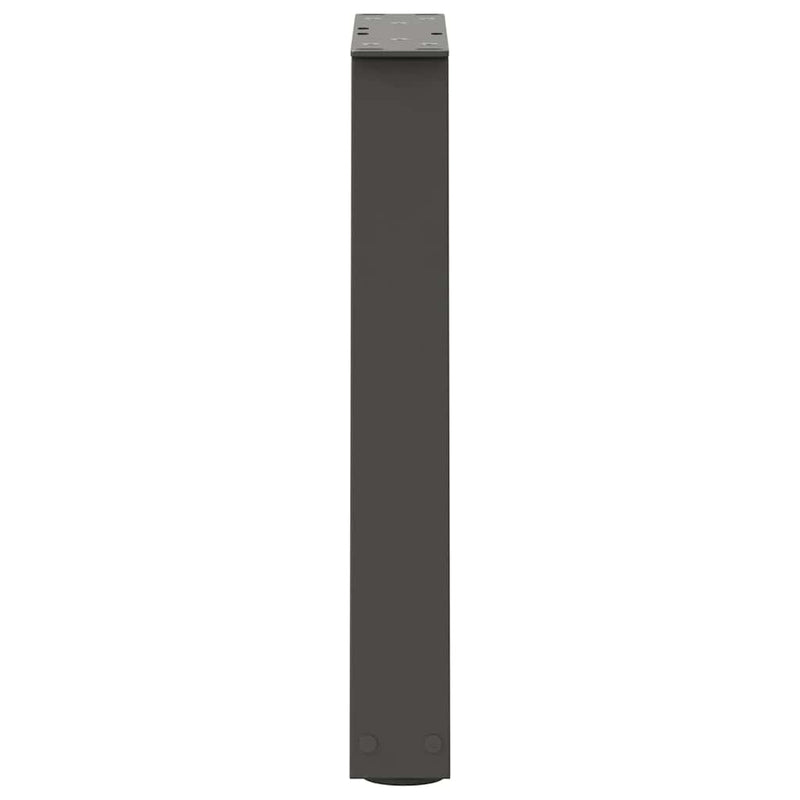 Picioare pentru măsuță de cafea în formă de V, 2 buc., antracit, 28x(42-43,3) cm, oțel