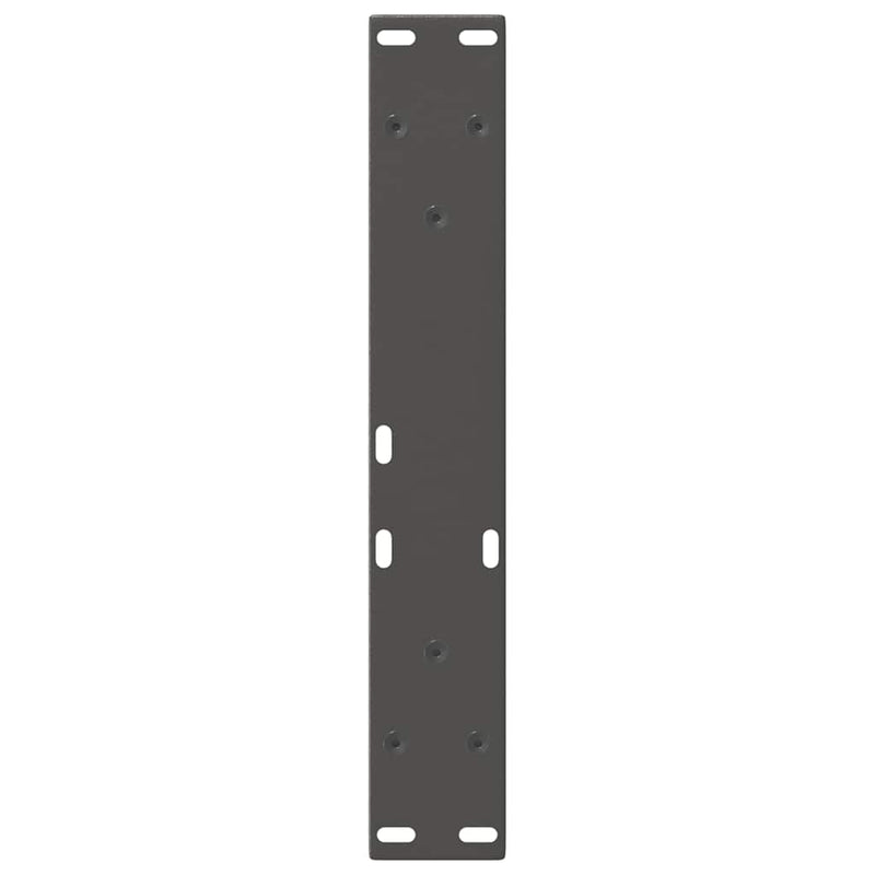 Picioare pentru măsuță de cafea în formă de V, 2 buc., antracit, 38x(42-43,3) cm, oțel