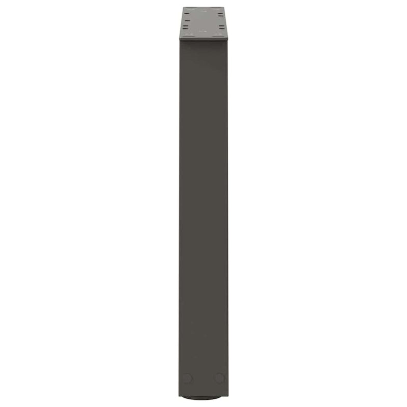 Picioare pentru măsuță de cafea în formă de V, 2 buc., antracit, 50x(42-43,3) cm, oțel