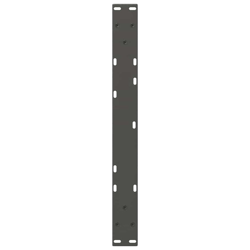 Picioare pentru măsuță de cafea în formă de V, 2 buc., antracit, 50x(42-43,3) cm, oțel