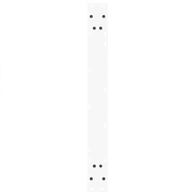 Picioare de masă în formă de V, 2 buc., alb, 100 x (72-73,3) cm, oțel