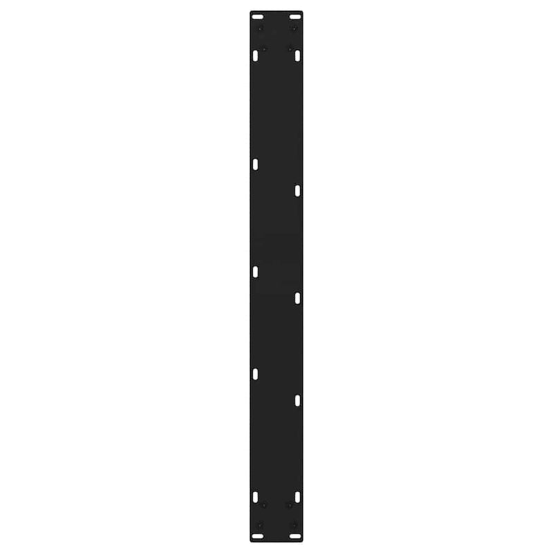 Picioare de masă în formă de V, 3 buc., negru, 70x (72-73,3) cm, oțel
