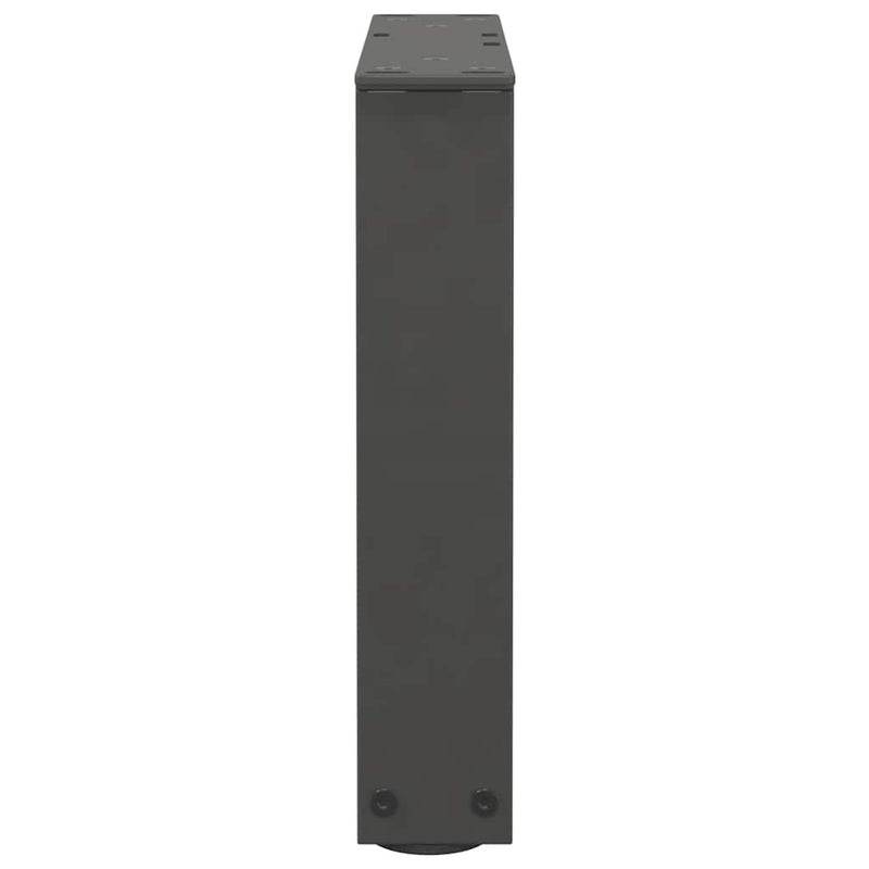Picioare pentru măsuță de cafea în formă de V, 2 buc., antracit, 40x(30-31,3) cm, oțel
