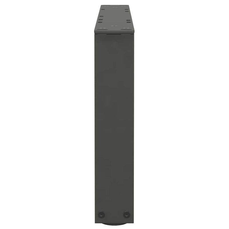 Picioare pentru măsuță de cafea în formă de V, 2 buc., antracit, 50x(30-31,3) cm, oțel
