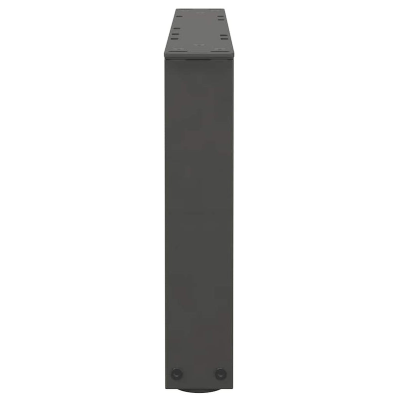Picioare pentru măsuță de cafea în formă de V, 2 buc., antracit, 60x(30-31,3) cm, oțel