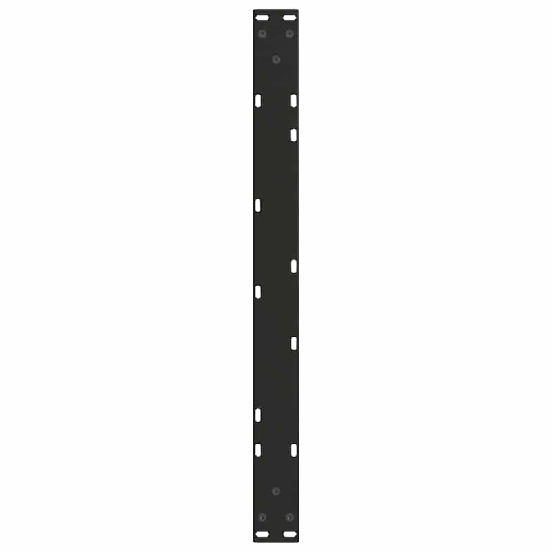 Picioare pentru măsuță de cafea în formă de V, 2 buc., negru, 70x(30-31,3) cm, oțel
