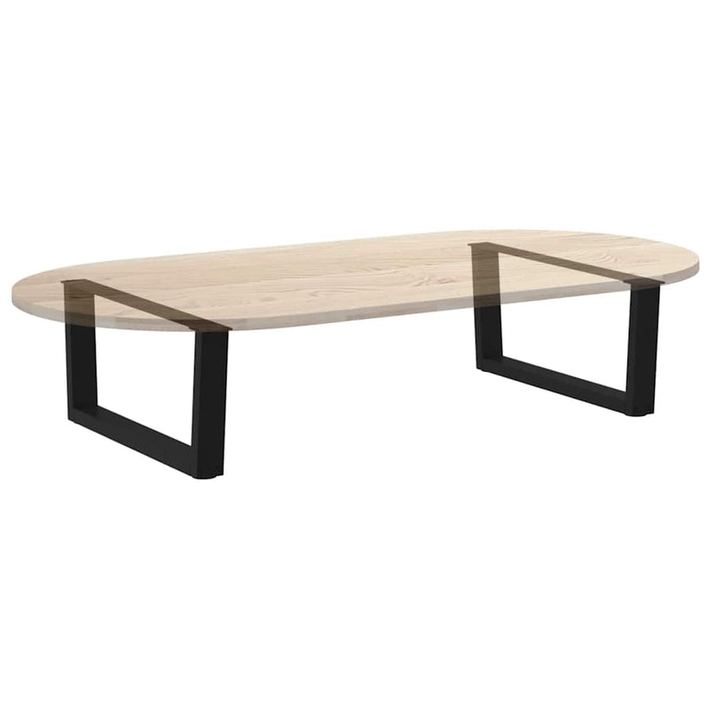 Picioare pentru măsuță de cafea în formă de V, 2 buc., negru, 70x(30-31,3) cm, oțel