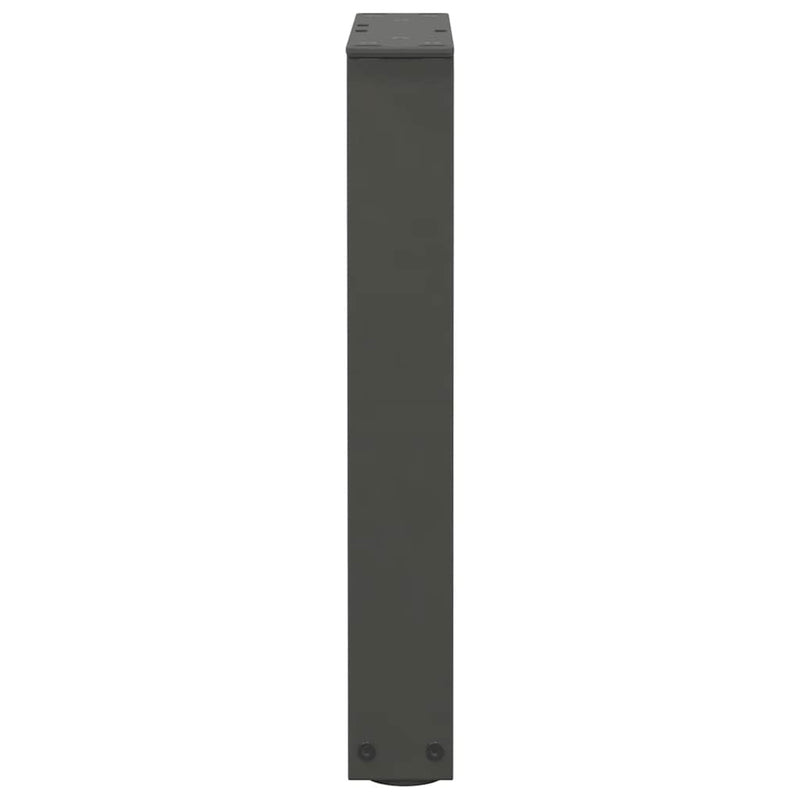 Picioare pentru măsuță de cafea în formă de V, 2 buc., antracit, 28x(42-43,3) cm, oțel