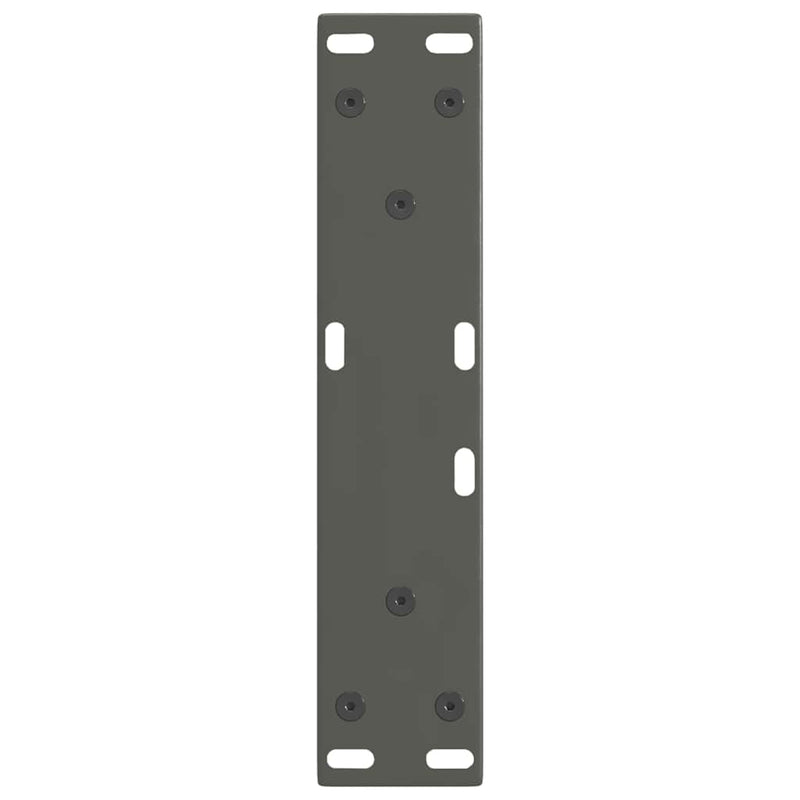 Picioare pentru măsuță de cafea în formă de V, 2 buc., antracit, 28x(42-43,3) cm, oțel