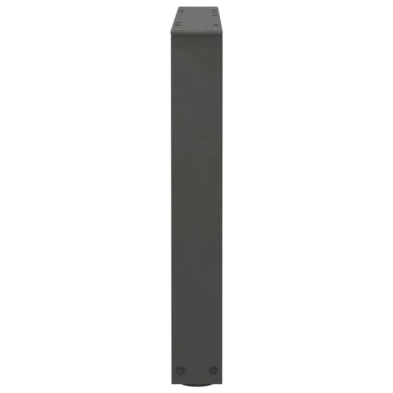 Picioare pentru măsuță de cafea în formă de V, 2 buc., antracit, 50x(42-43,3) cm, oțel