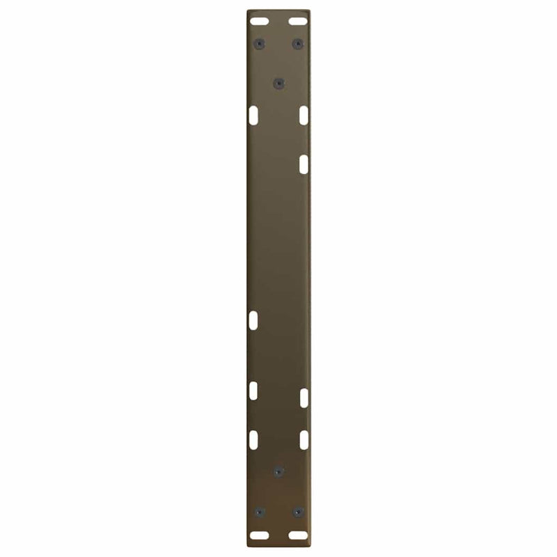 Picioare pentru măsuță de cafea în formă de V, 2 buc., oțel natural, 50x(42-43,3) cm