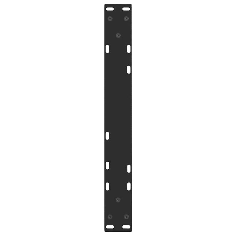 Picioare pentru măsuță de cafea în formă de V, 2 buc., negru, 60 x (42-43,3) cm, oțel