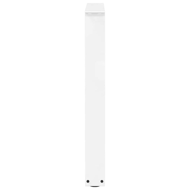 Picioare de masă în formă de V, 2 buc., alb, 60 x (72-73,3) cm, oțel
