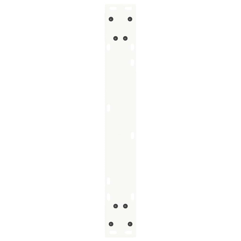 Picioare de masă în formă de V, 2 buc., alb, 60 x (72-73,3) cm, oțel