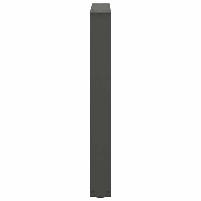 Picioare de masă în formă de V, 2 buc., antracit, 70x(72-73,3) cm, oțel
