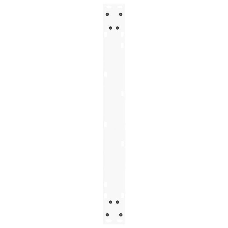 Picioare de masă în formă de V, 2 buc., alb, 90x (72-73,3) cm, oțel