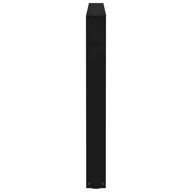Picioare de masă în formă de V, 2 buc., negru, 100 x (72-73,3) cm, oțel