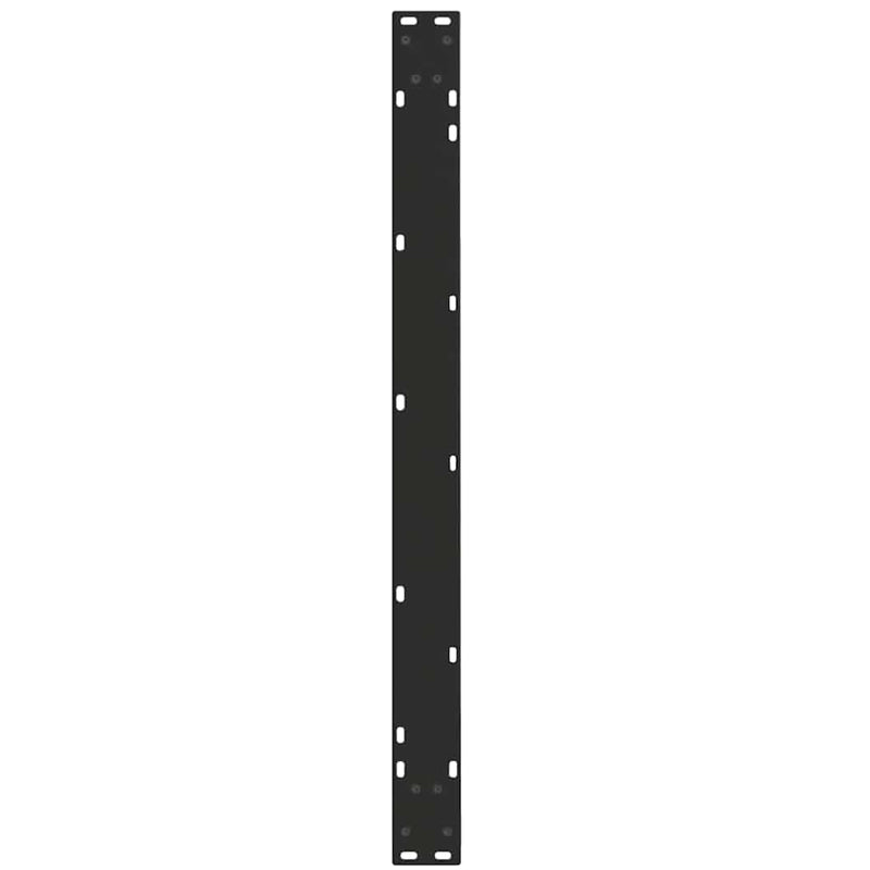 Picioare de masă în formă de V, 2 buc., negru, 100 x (72-73,3) cm, oțel