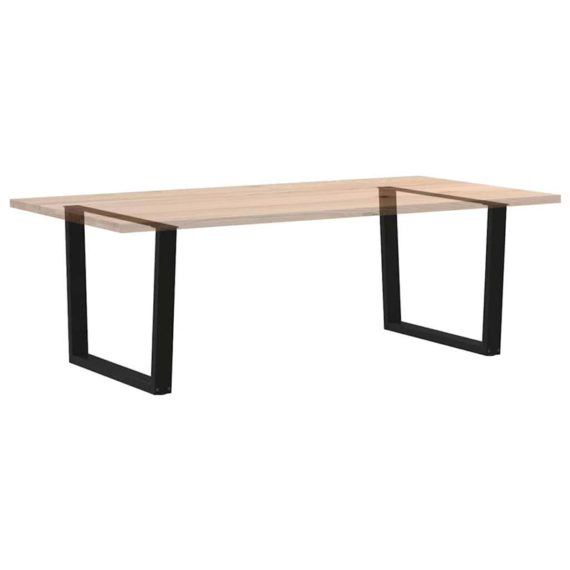 Picioare de masă în formă de V, 2 buc., negru, 100 x (72-73,3) cm, oțel
