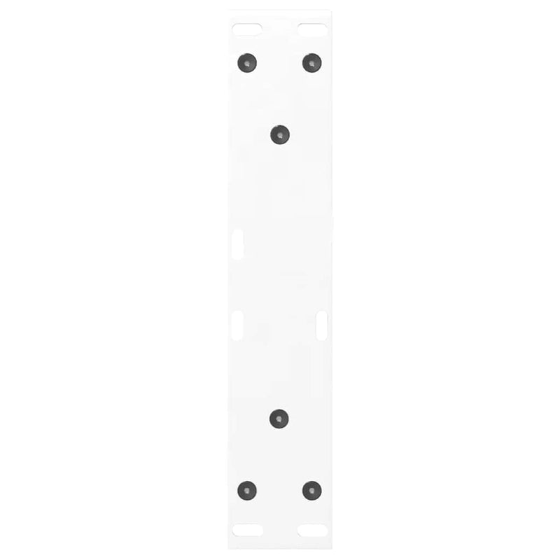 Picioare pentru măsuță de cafea, 2 buc., alb, 40x(30-31,3) cm, oțel