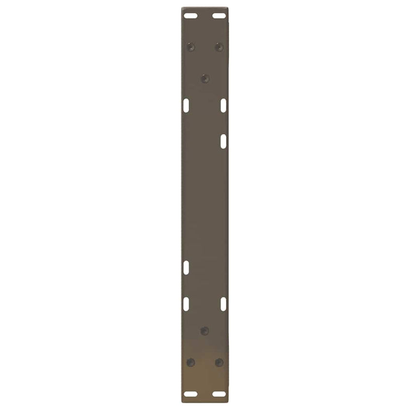 Picioare pentru măsuță de cafea, 2 buc., oțel natural, 50x(30-31,3) cm