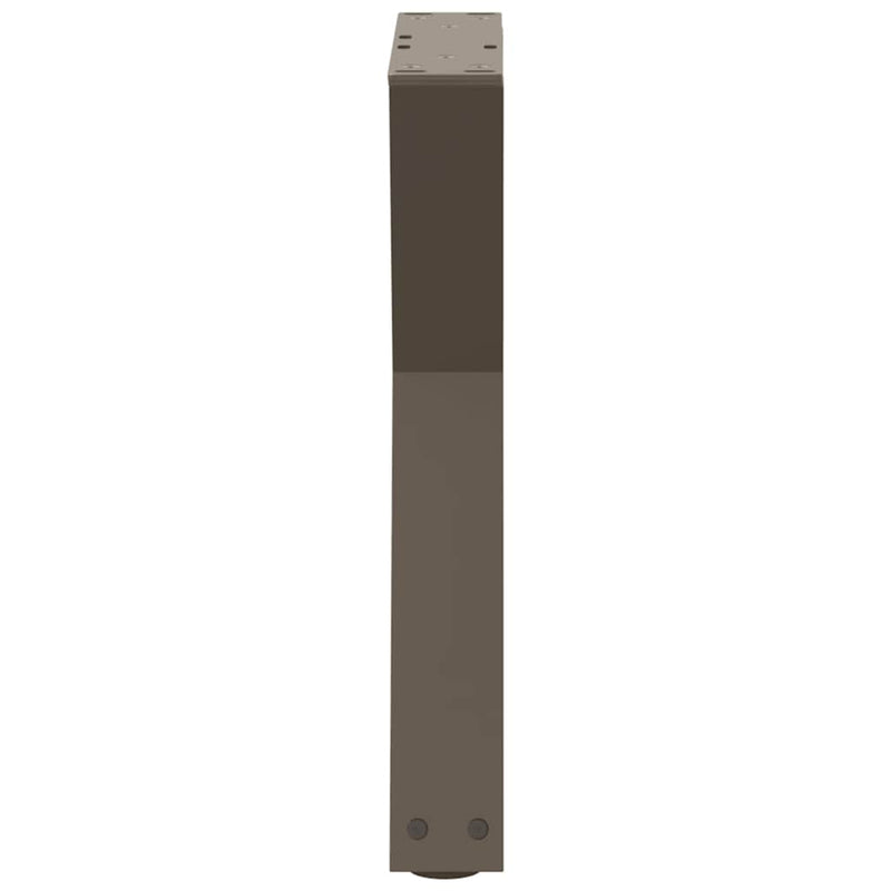 Picioare pentru măsuță de cafea, 2 buc., oțel natural, 28x (42-43,3) cm