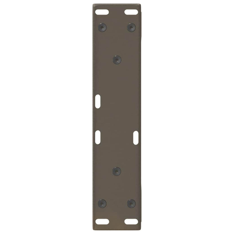 Picioare pentru măsuță de cafea, 2 buc., oțel natural, 28x (42-43,3) cm