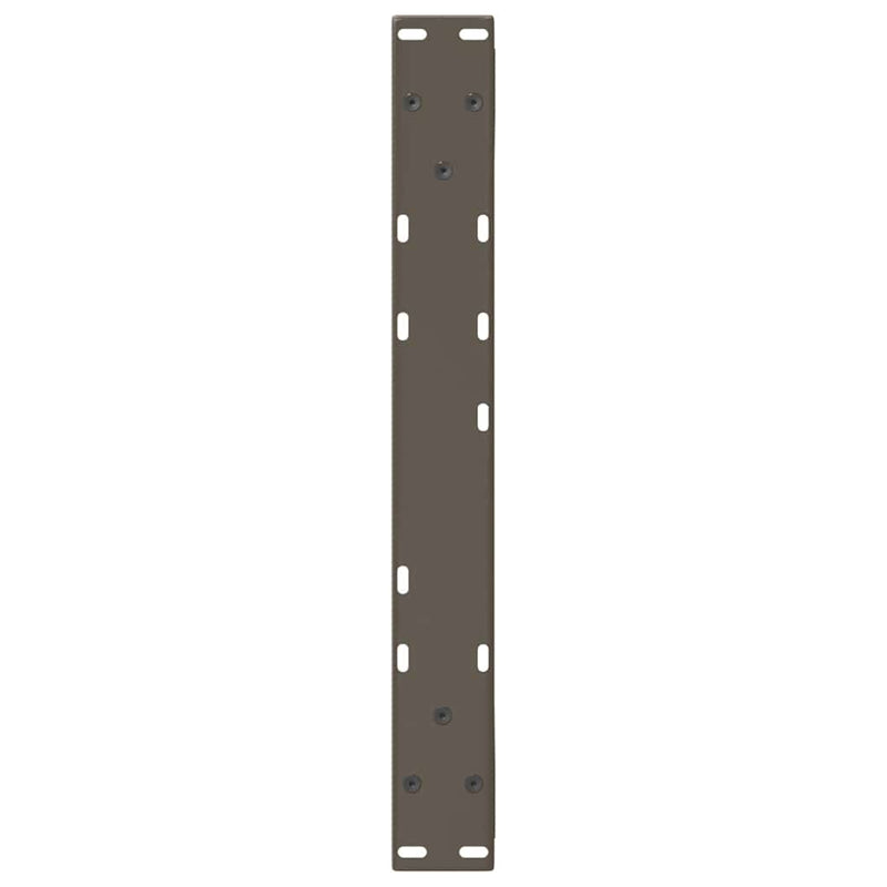 Picioare pentru măsuță de cafea, 2 buc., oțel natural, 60 x (42-43,3) cm