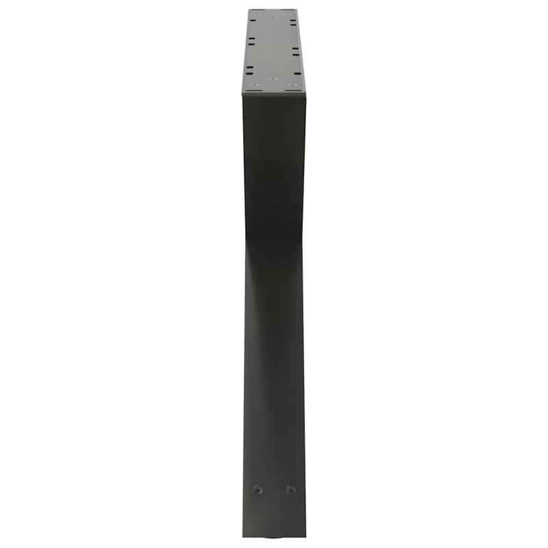 Picioare pentru măsuță de cafea, 2 buc., antracit, 70x(42-43,3) cm, oțel