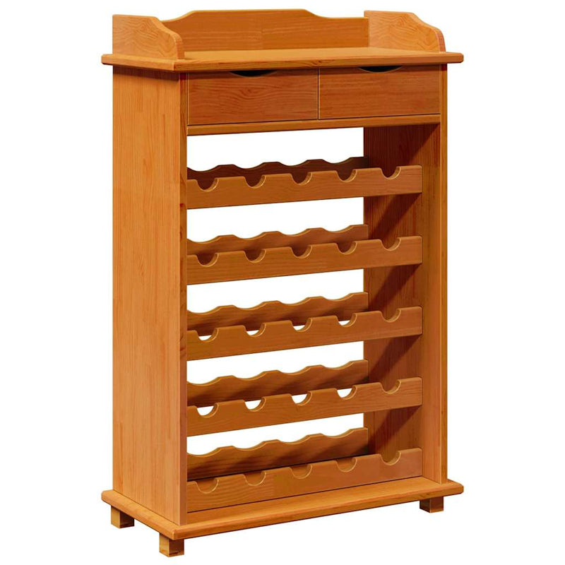 Raft pentru vin Maro 58 x 28 x 90 cm Lemn de pin masiv