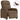 Fotoliu rabatabil electric, maro, material textil