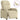 Fotoliu rabatabil electric, crem, material textil