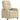 Fotoliu rabatabil electric, crem, material textil