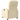 Fotoliu rabatabil electric, crem, material textil