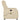 Fotoliu electric de masaj rabatabil, crem, textil